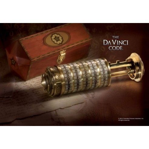 Cryptex Envejecido Código da Vinci Escala 1:1