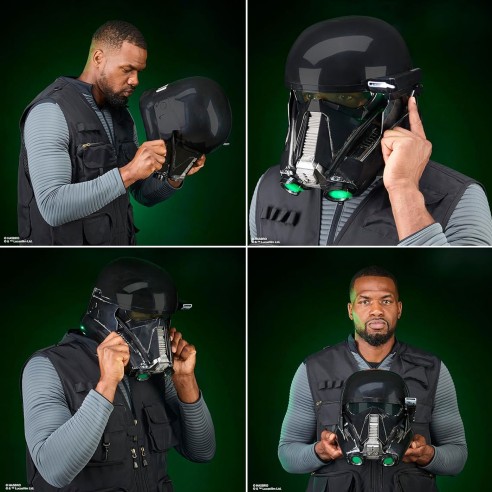 Casco Electrónico  Imperial Death Trooper Replica 1:1 Rogue One