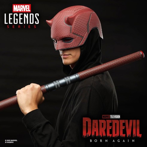 Máscara  Daredevil & Bastón Premium 1:1 - Born Again Marvel Legends Series