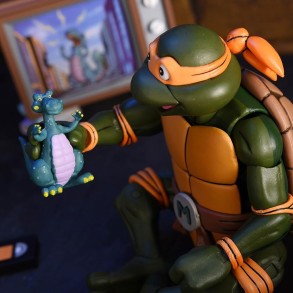 Figura Michelangelo VHS 18 cm - Tortugas Ninja 2