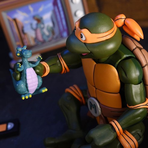 Figura Michelangelo VHS 18 cm - Tortugas Ninja