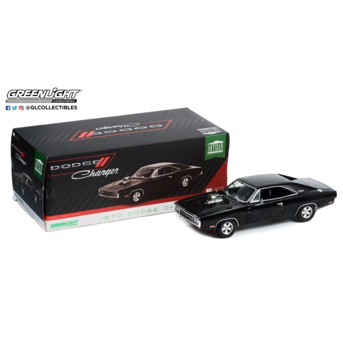 Coche Dodge Charger con Motor Expuesto (1970)  Escala 1:18
