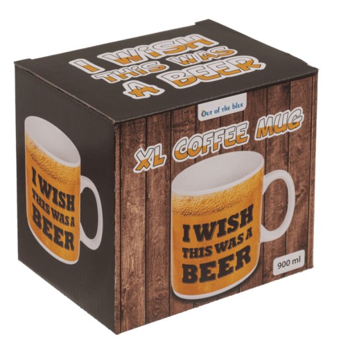 Taza Gigante I Wish this was a Beer