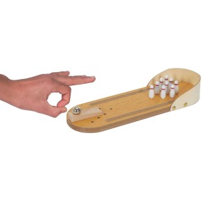 Mini Juego de Bolos de Escritorio