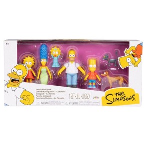 Conjunto 7 Figuras Familia Los Simpsons 6 cm