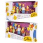 Conjunto 7 Figuras Familia Los Simpsons 6 cm