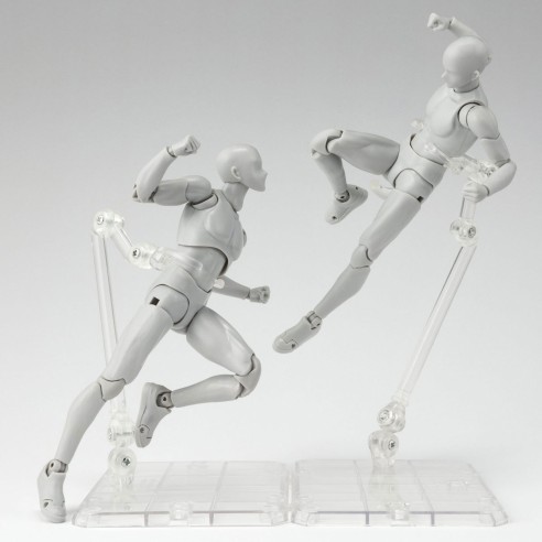 Caballete Tamashii Stage para Figuras Act.4 for Humanoid Clear 14 cm
