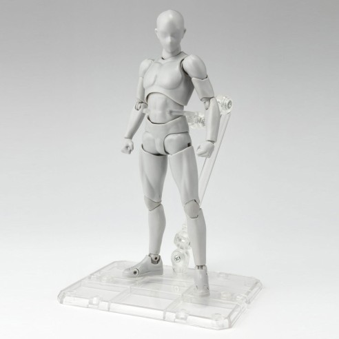 Caballete Tamashii Stage para Figuras Act.4 for Humanoid Clear 14 cm