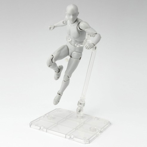 Caballete Tamashii Stage para Figuras Act.4 for Humanoid Clear 14 cm