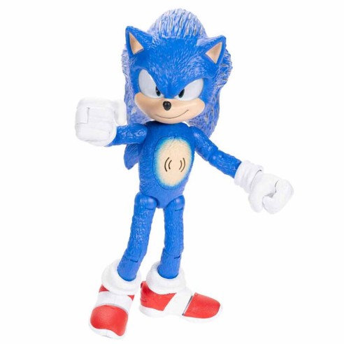Figura Sonic Interactiva La Película Sonic 3 - 35 cm