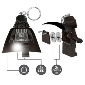 Llavero LEGO Star Wars con Iluminación Darth Vader 8 cm 2