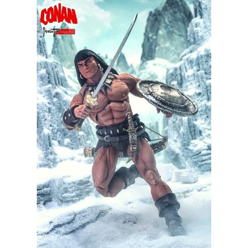 Figura Conan el Bárbaro Escala 1/12 17 cm - Frazetta Girls
