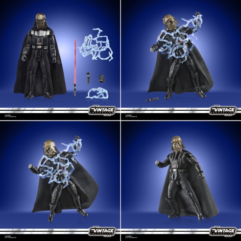 Figura Darth Vader (Emperor's Wrath) Star Wars Episode VI Colección Vintage 10 cm
