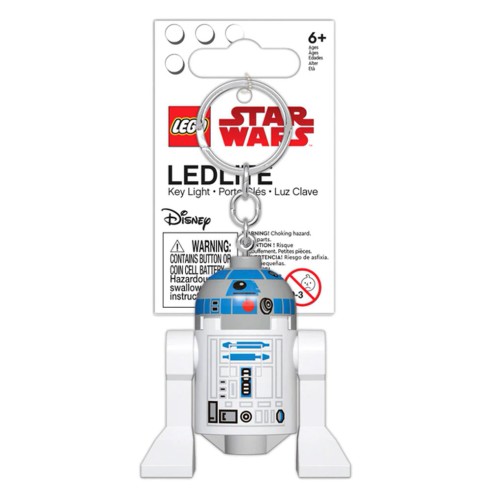 Llavero LEGO Star Wars con Iluminación R2D2 - 8 cm