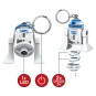 Llavero LEGO Star Wars con Iluminación R2D2 - 8 cm
