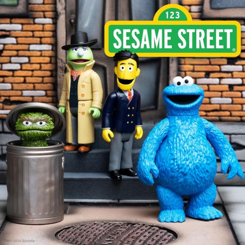 Figura Barrio Sesamot Guy Smiley ReAction Wave 10 cm