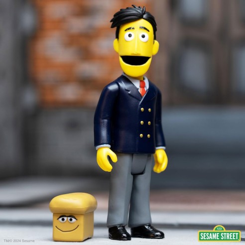 Figura Barrio Sesamot Guy Smiley ReAction Wave 10 cm