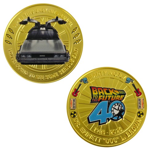 Moneda 40 Anniversario Regreso al Futuro Edición Limitada