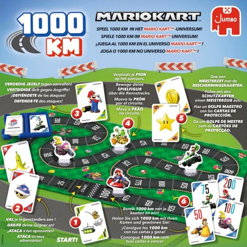 Juego de Mesa 1.000 km Mario Kart Diset