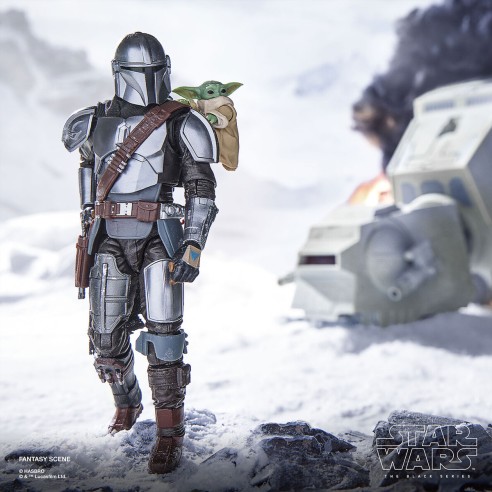 Figura The Mandalorian & Grogu 15 cm y 2,5 cm - Star Wars: The Black Series