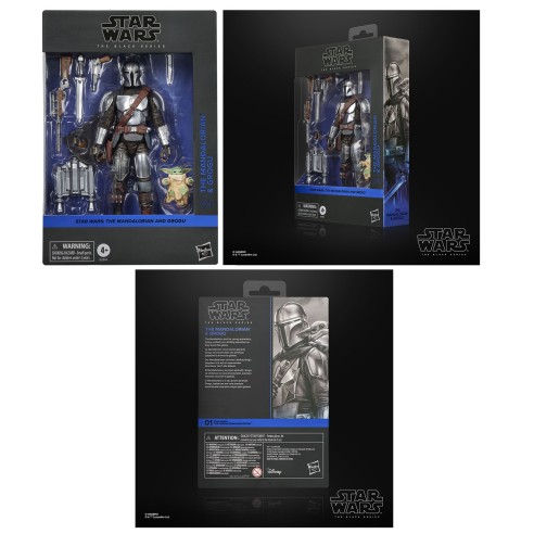 Figura The Mandalorian & Grogu 15 cm y 2,5 cm - Star Wars: The Black Series
