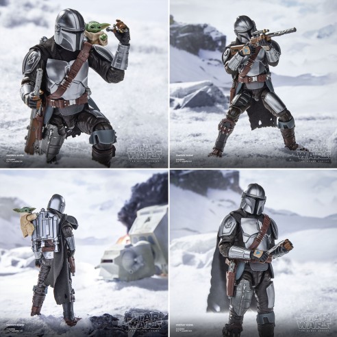 Figura The Mandalorian & Grogu 15 cm y 2,5 cm - Star Wars: The Black Series