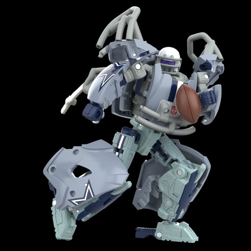 Figura Starblitz Dallas Cowboys Nfl X Transformers Collaborative 14 cm