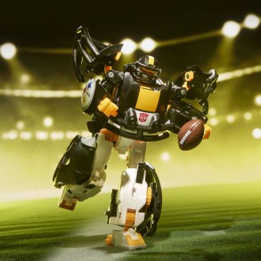 Figura Steelsmash Pittsburgh Steelers Nfl X Transformers Collaborative 14 cm 