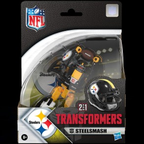 Figura Steelsmash Pittsburgh Steelers Nfl X Transformers Collaborative 14 cm  2
