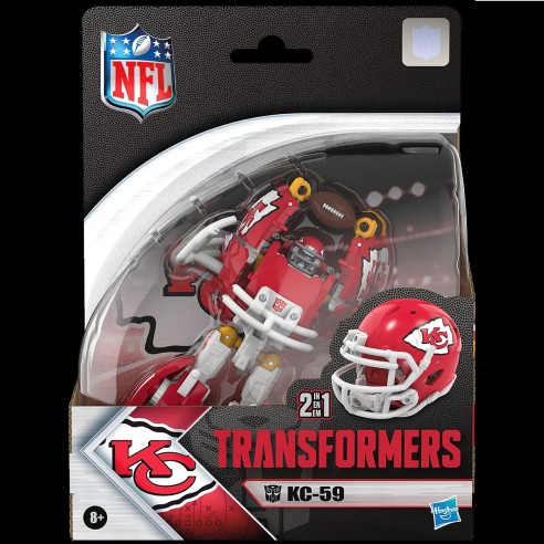 Figura KC-59  Kansas City Chiefs Nfl X Transformers Collaborative 14 cm