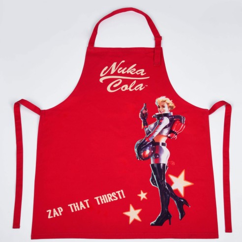 Delantal  Fallout Nuka Cola Zap that Thirst