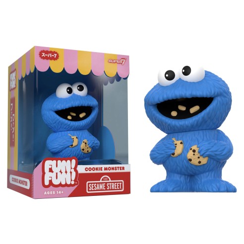 Figura Barrio Sesamo Monstruo de las Galletas 13 cm - Super7
