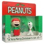 Figuras Peanuts pack Brown and Snoopy (Caroling) 10 cm - Super7