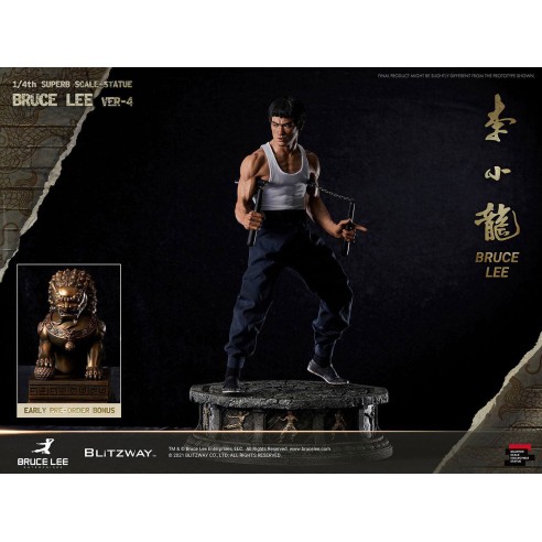 Figura Estatua Bruce Lee Escala 1:4