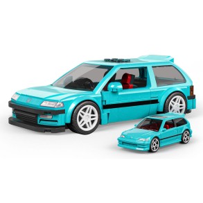 Kit de Construcción Custom '90 Honda Civic Hot Wheels Kit Escala 1:32