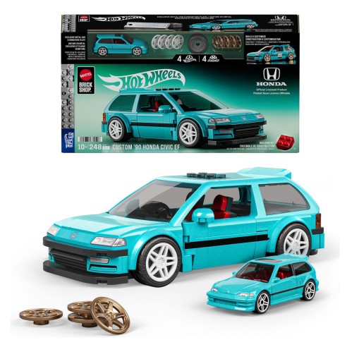 Kit de Construcción Custom '90 Honda Civic Hot Wheels Kit Escala 1:32