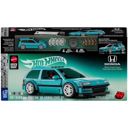 Kit de Construcción Custom '90 Honda Civic Hot Wheels Kit Escala 1:32