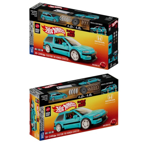 Kit de Construcción Custom '90 Honda Civic Hot Wheels Kit Escala 1:32