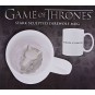 Taza Ceramica Stark Con Lobo Esculpido HBO