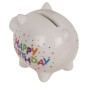 Hucha Cerdito "Feliz cumpleaños"