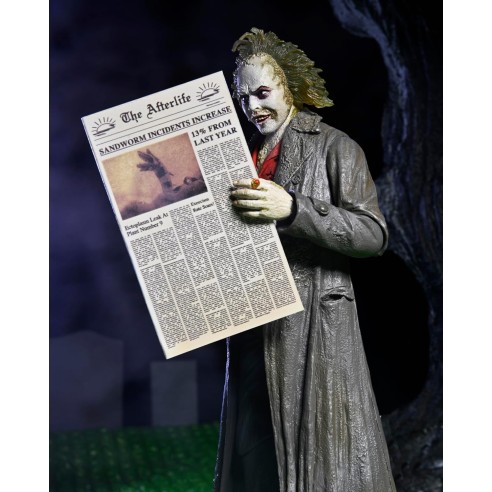 Figura Ultimate Beetlejuice 1988 Tour Guide The Bio-Exorcist 18 cm