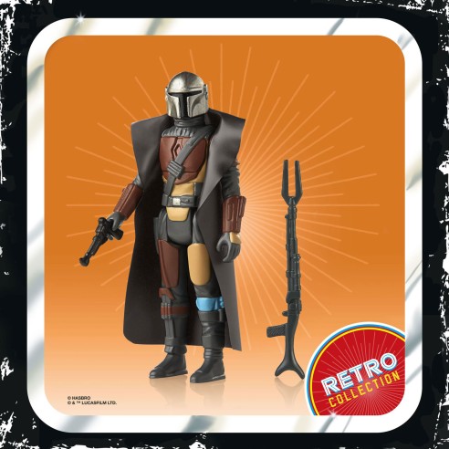 Figura Star Wars The Mandalorian Colección Retro 10 cm