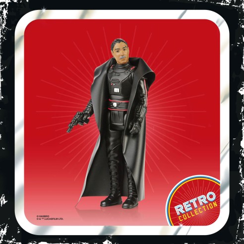 Figura Star Wars The Mandalorian Colección Retro Moff Gideon 10 cm