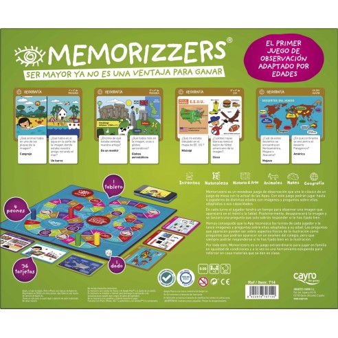 Juego de Mesa Memorizzers