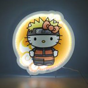 Lámpara Naruto Kitty Neon 30 cm Naruto Shippuden & Hello Kitty