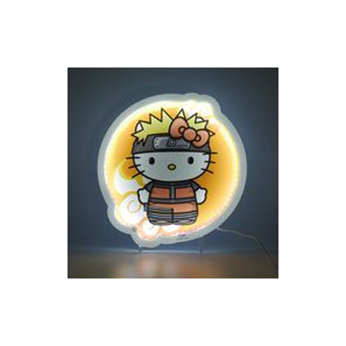 Lámpara Naruto Kitty Neon 30 cm Naruto Shippuden & Hello Kitty