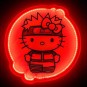 Lámpara Naruto Kitty Neon 30 cm Naruto Shippuden & Hello Kitty