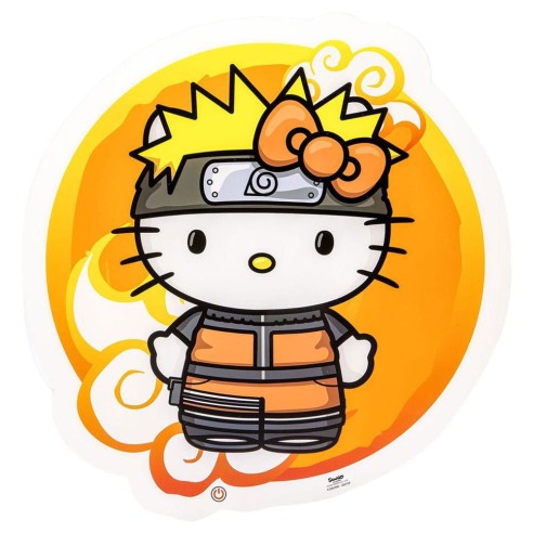 Lámpara Naruto Kitty Neon 30 cm Naruto Shippuden & Hello Kitty