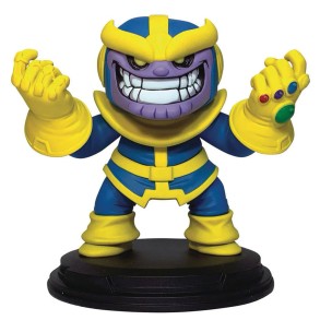 Estatua Resina Thanos 10 cm Marvel Animated