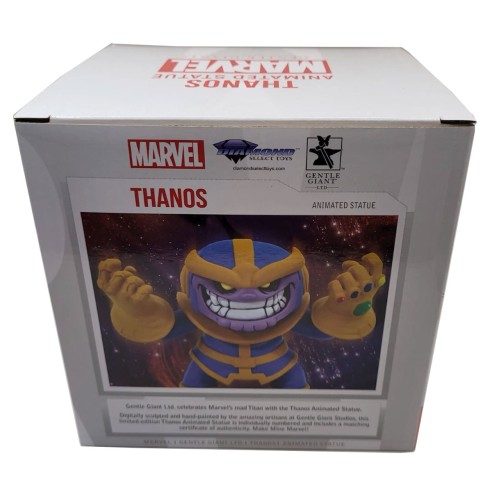 Estatua Resina Thanos 10 cm Marvel Animated